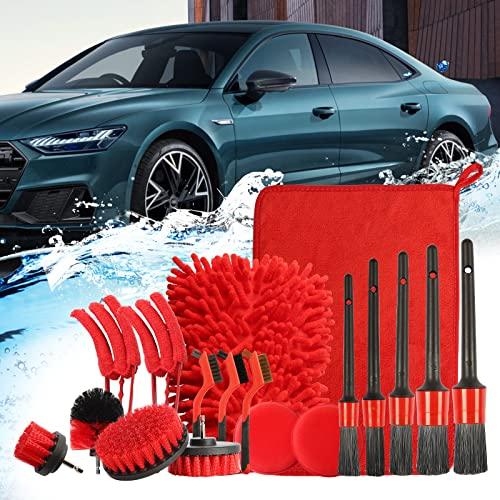 Auto Cleaning Toolkit Car DetailsブラシセットAuto Detailing DrillブラシセットCar