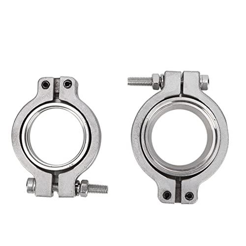 ねじナットとシール付き1.5インチVバンドクランプ、TiAL用ウェイストゲートVバンドクランプセット交換 B0BFXGW6F3