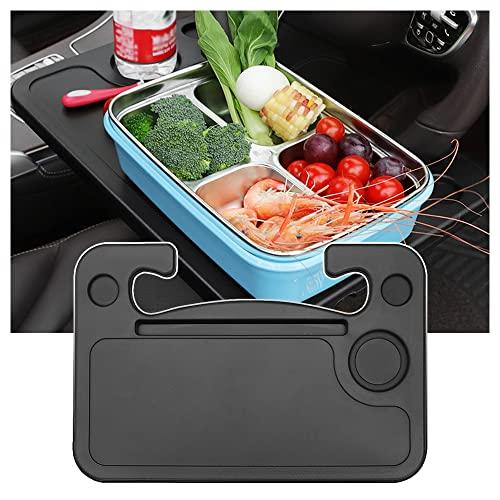 カップホルダー付きAokdomカーハンドルトレイ携帯電話ホルダー付き多目的カートレイ食事用ラップトップスタンド B0BPY3G34R