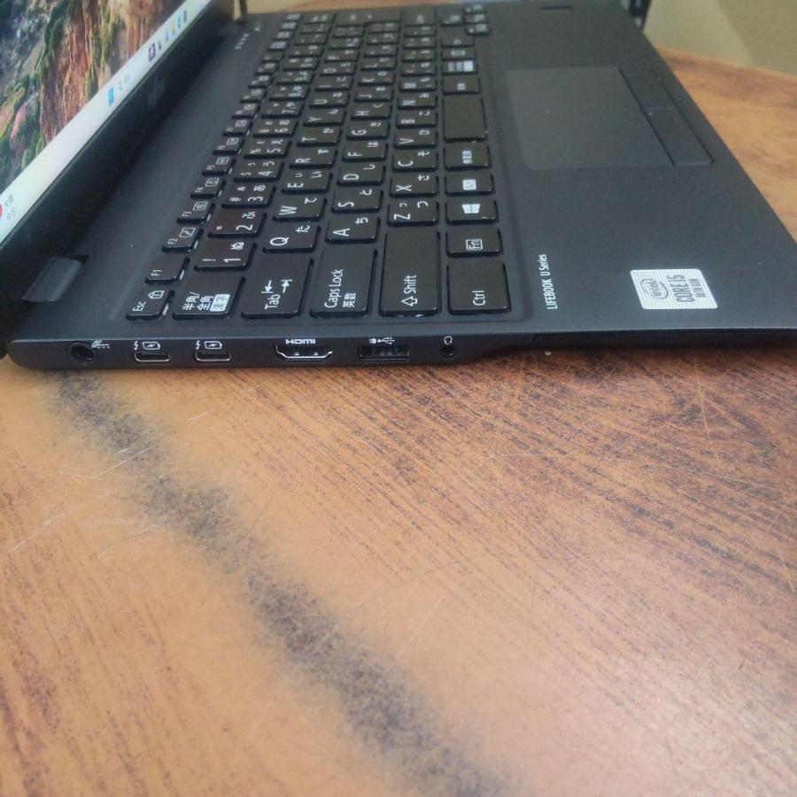 超軽薄中古ノートPC Core i5 10世代 富士通 U9310/D office2024
