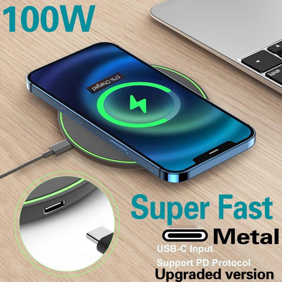 大人気の Xiaomi 100W ワイヤレス充電器 lestylists.com
