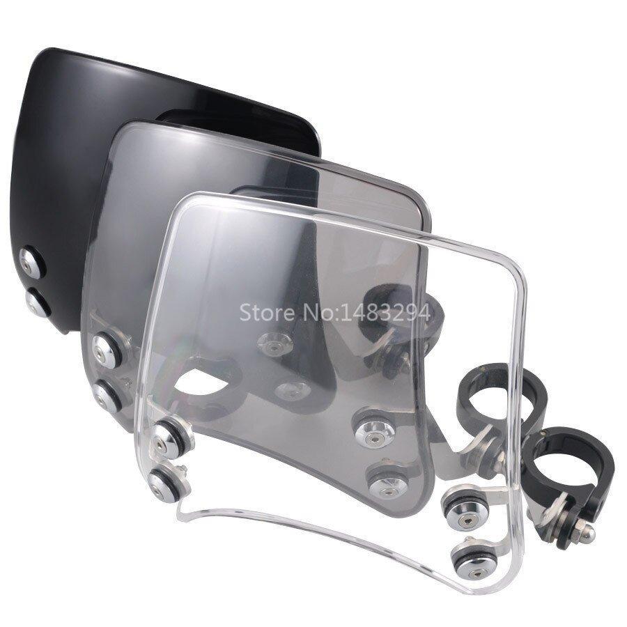 コンパクトスポーツウインドスクリーン フロントディフレクター 3色