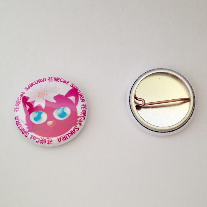 花咲Cat SAKURA 缶バッチ 猫ピンバッジ |  | 02