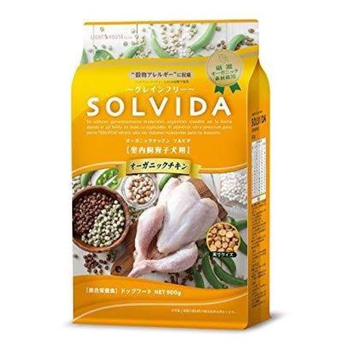 ソルビダ（SOLVIDA） グレインフリー チキン 室内飼育子犬用 900g
