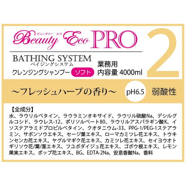 3個セット】ビューティーエコ PRO 仕上げコンディショナー ふわふわ 2L