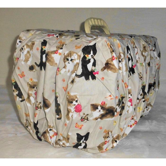 爆買い ハンドメイド マルカン 2ドアキャリー小型犬 猫用専用 リッチェル ベージュ キャリーカバー キャンピングキャリーsサイズ