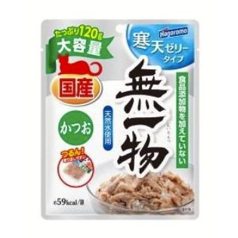 80.94.95 はごろもフーズ 無一物 普通タイプ&寒天ゼリータイプ 126袋 はごろもフーズ 無一物パウチ 寒天ゼリータイプ かつお 120g : Cattry