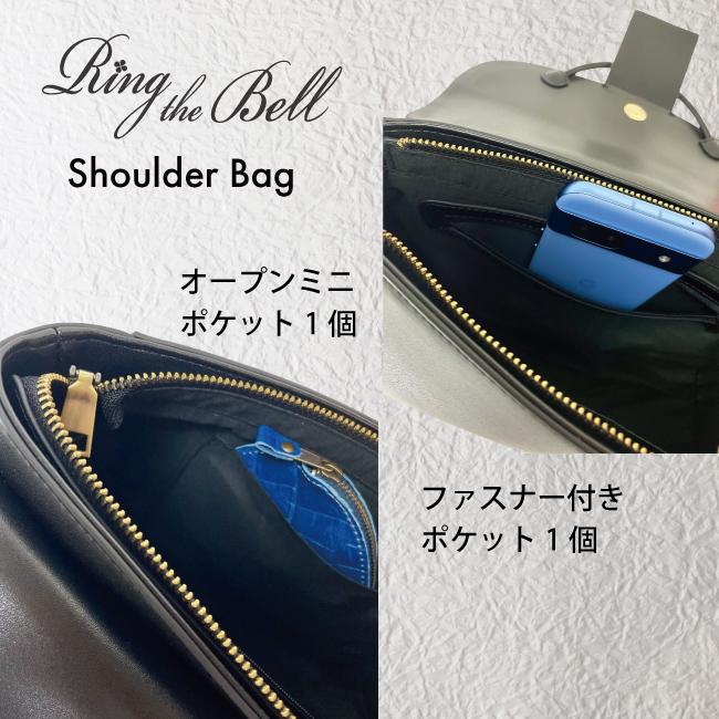 Ring the Bell リングザベル ショルダーバッグ レディース フォーマル ビーガンレザー シック シンプル入学式 卒業式 肩かけ  上品 23092B 全世代向け |  | 12
