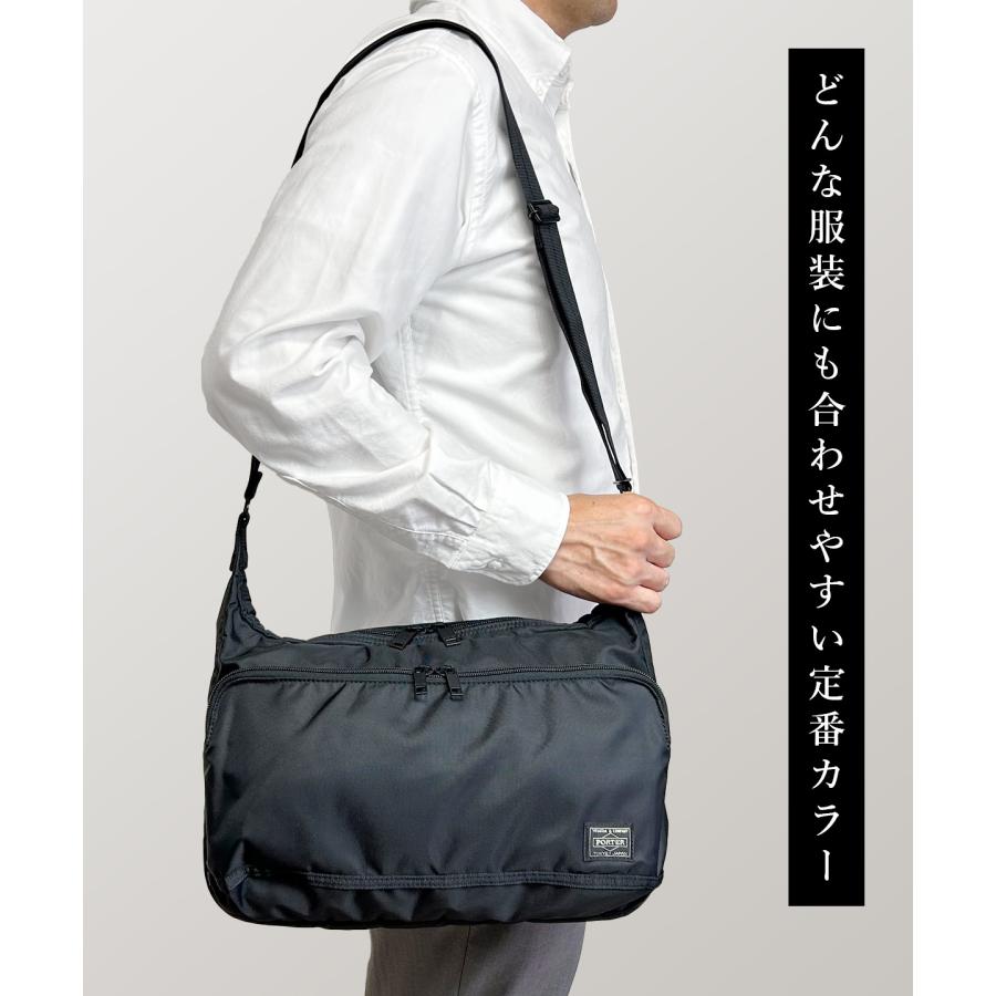 ポーター フラッシュ ショルダーバッグ 689-05938 吉田カバン PORTER FLASH 撥水 日本製 メンズ レディース ナイロン 軽量 ミリタリー カジュアル 通勤 旅行 A4 | FLASH（PORTER） | 03