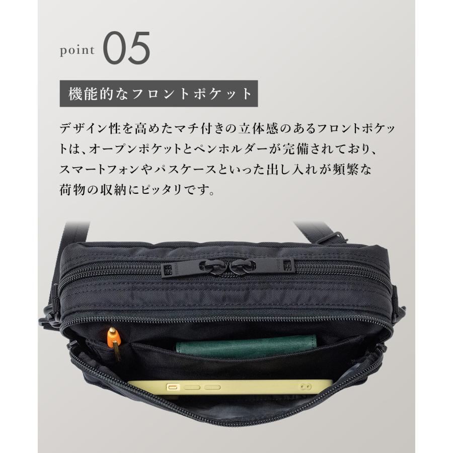 ポーター フラッシュ ショルダーバッグ 689-05940 吉田カバン PORTER FLASH 撥水 日本製 メンズ 斜めがけ 肩掛け ナイロン 軽量 ミリタリー 通勤 旅行 A4 ギフト | FLASH（PORTER） | 12