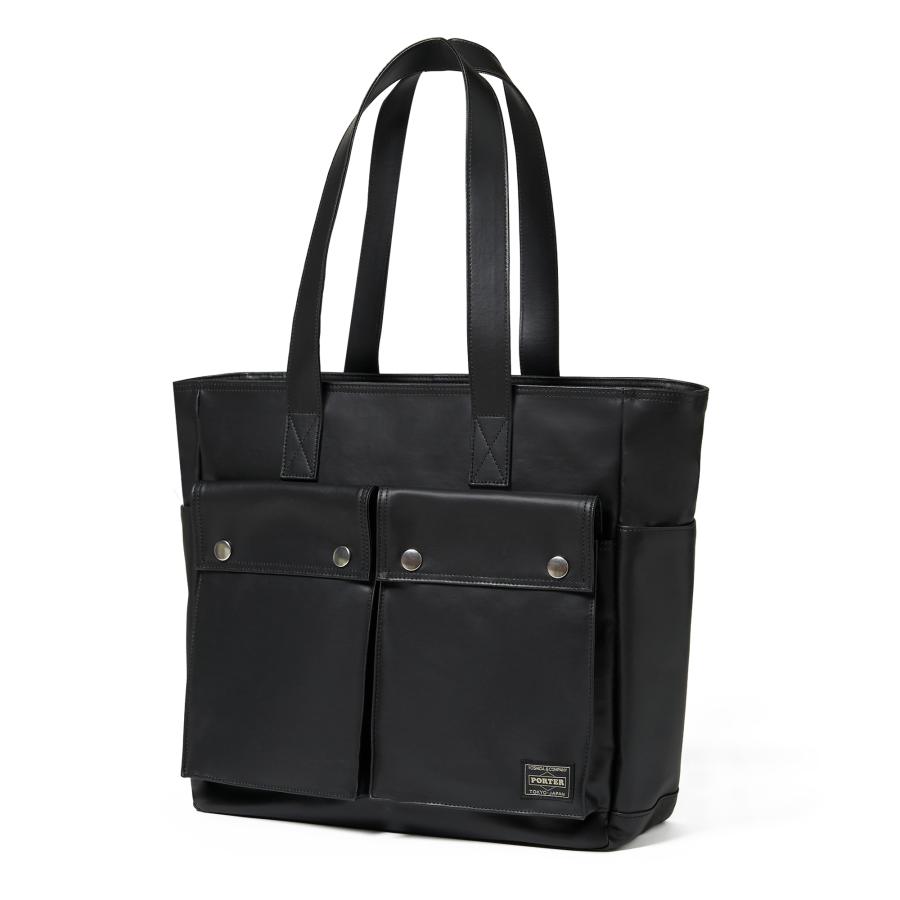 【未使用品】ポーター PORTER ボディバッグ レザー フリースタイル 黒 FREE STYLE（PORTER） ポーター フリースタイル トートバッグ 707