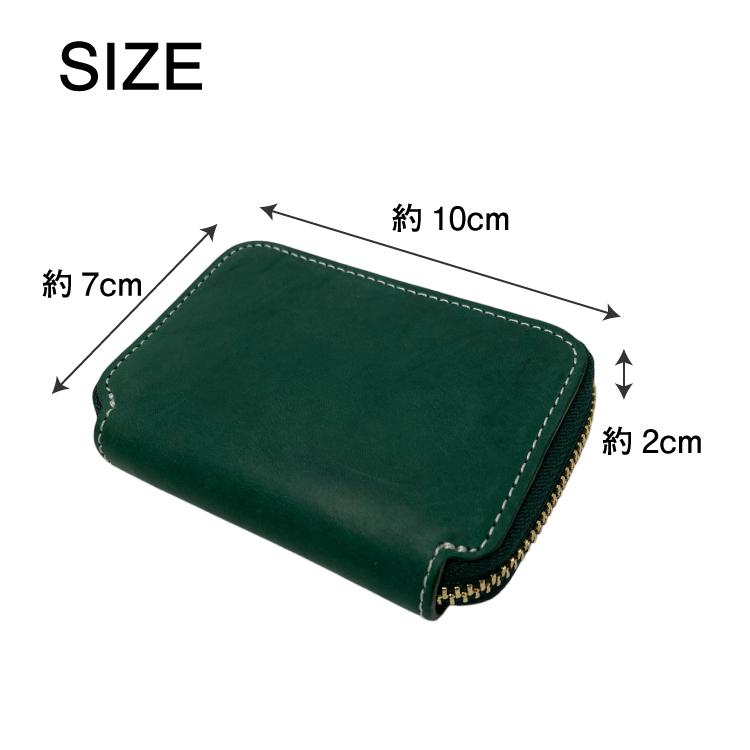 折り財布 本革 三つ折り ミニ財布 小さいふ 極小 小さい メンズ