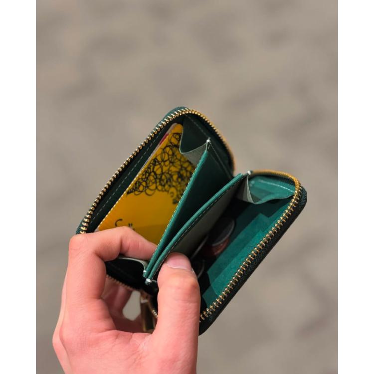 折り財布 本革 三つ折り ミニ財布 小さいふ 極小 小さい メンズ