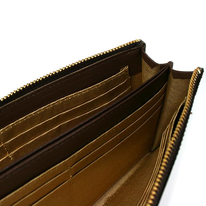 ドアン VIA DOAN ファスナーL字長財布 ラージクロコ 965 LARGECROCO
