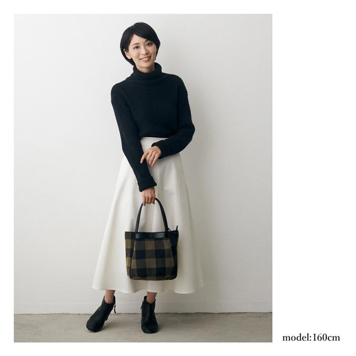 beau dessin（ボーデッサン） チュール トートバッグ チェック