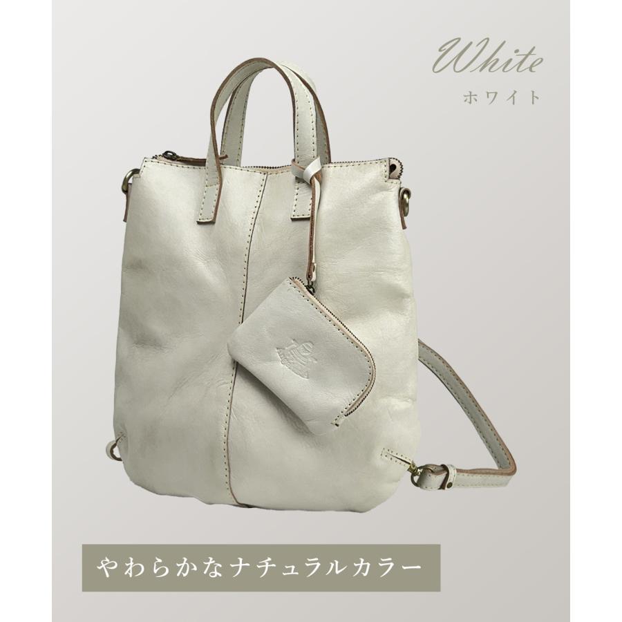 本革 3WAYリュック ショルダー レディース ナチュラルレザー キャメル 牛革 Angelus.A アンジェラスエー S-16021 旅行 プレゼント ギフト 母の日の画像