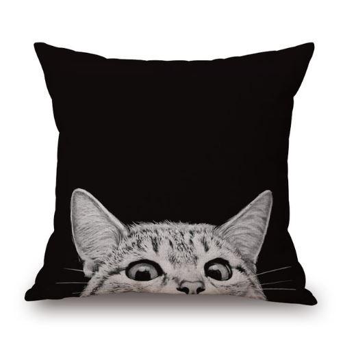 送料無料 猫 猫柄 おもしろ クッション カバー ケース かわいい 個性的 ユニーク 布製 ねこ ネコ グッズ 雑貨 Nnabbaa セレクトショップ Hassi 通販 Yahoo ショッピング