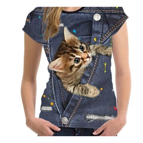 猫 猫柄 Tシャツ おもしろ レディース トップス かわいい ユニーク 個性的 リアル ねこ ネコ グッズ 雑貨 プレゼント 誕生日 ギフト Nnbabaa セレクトショップ Hassi 通販 Yahoo ショッピング