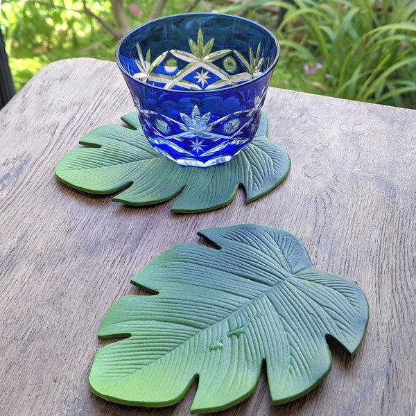 南国風 葉っぱのコースター | 