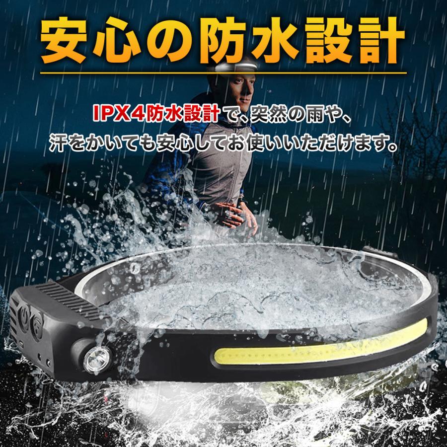 ヘッドライト 充電式 センサーled 最強 ルーメン 作業灯 登山 釣り バイク 自転車 ライト ランタン 懐中電灯 |  | 05