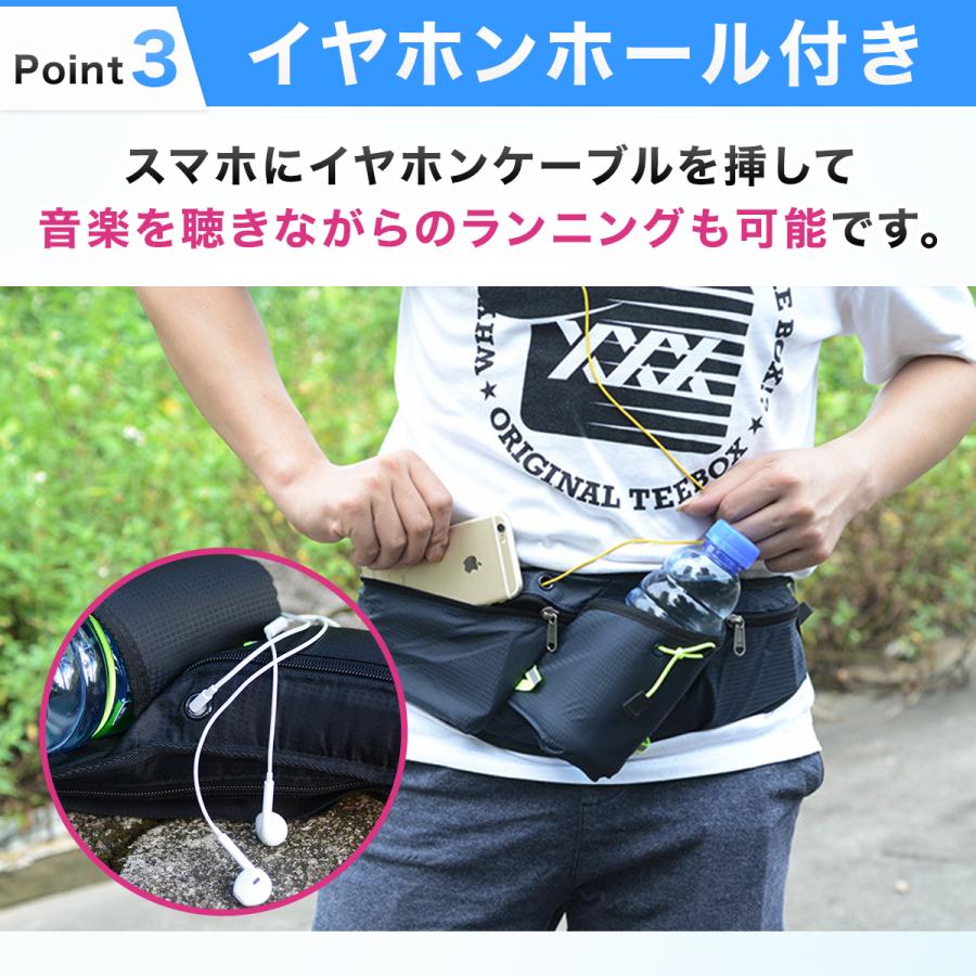 ランニングポーチ 揺れない ウエストポーチ スマホ ポシェット