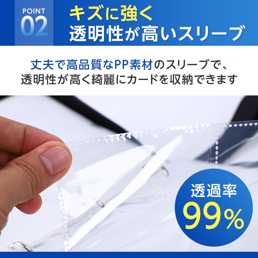 カードファイル トレカケース トレーディングカード 400枚 収納 大容量