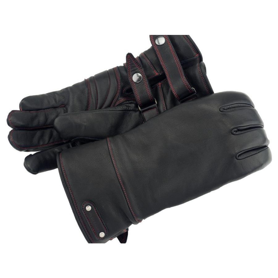CACAZAN バイクグローブ　ブラック size M CACAZAN（カカザン）Bike Gloves / ZZR-055 Black/Blackステッチ