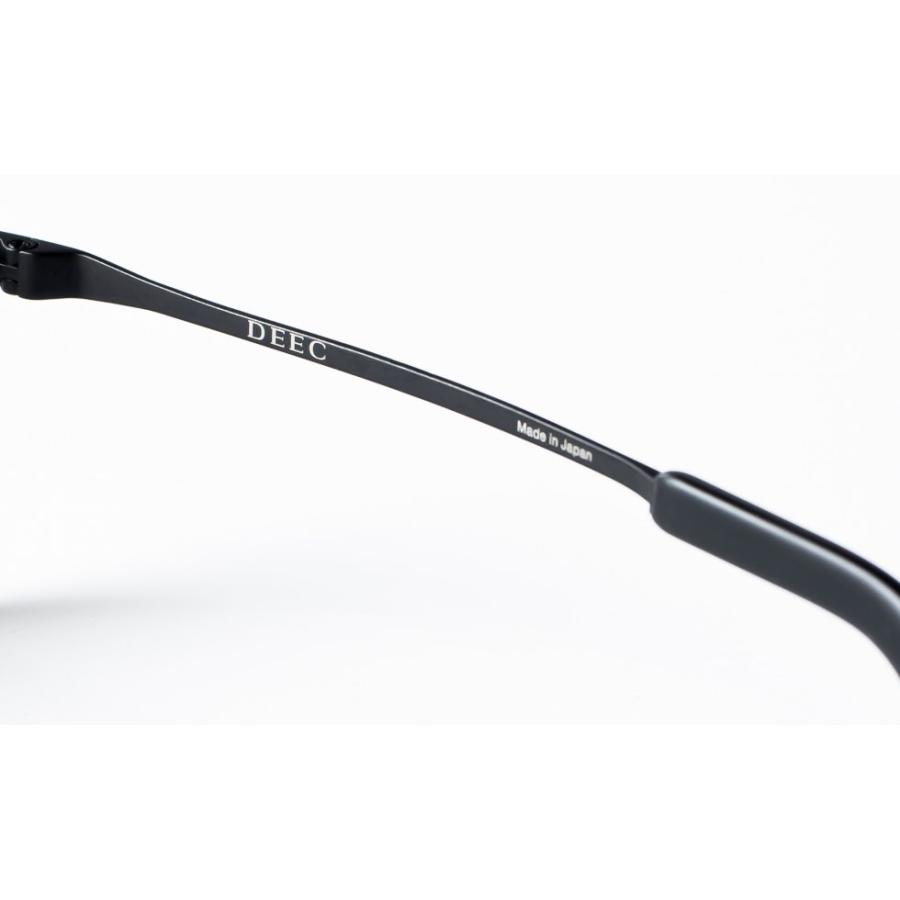 DEEC Monza ディーク モンツァ 1901 Blue Mirror / Matte Black (ブルーミラー/マットブラック)    ドライビング サングラス チタンフレーム 日本製 鯖江の画像