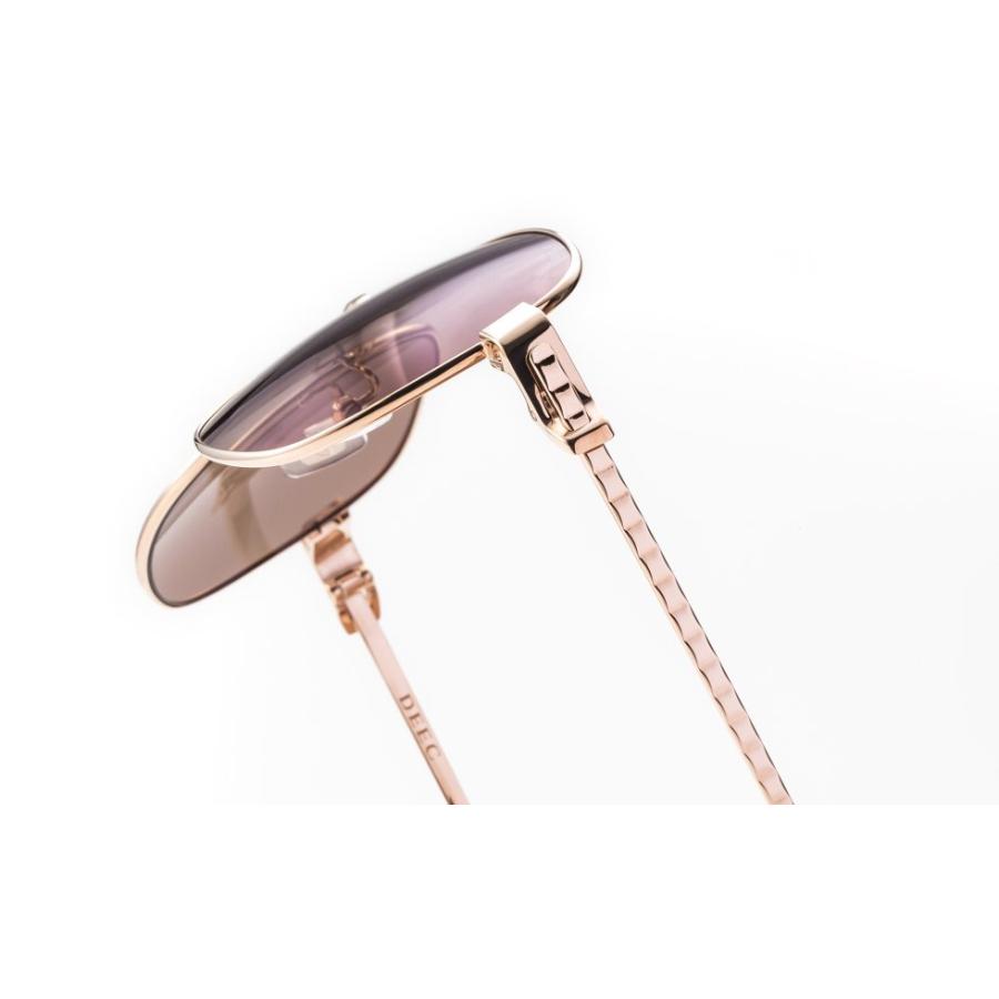 DEEC Nivel ディーク ニベル Pink Gold/Rose Brown (ピンクゴールド/ローズブラウン) 　Gold / Brown (ゴールド/ブラウン)　 サングラス  日本製 鯖江_7
