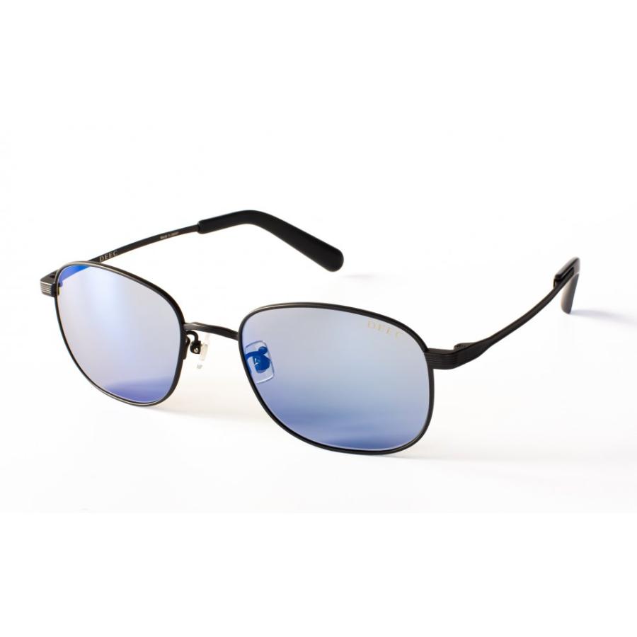 DEEC SILVERSTONE ディーク シルバーストーン 1904 Blue Mirror / Matte Black (ブルーミラー/マットブラック) ブルーミラー仕様 チタンフレーム 日本製 鯖江の画像