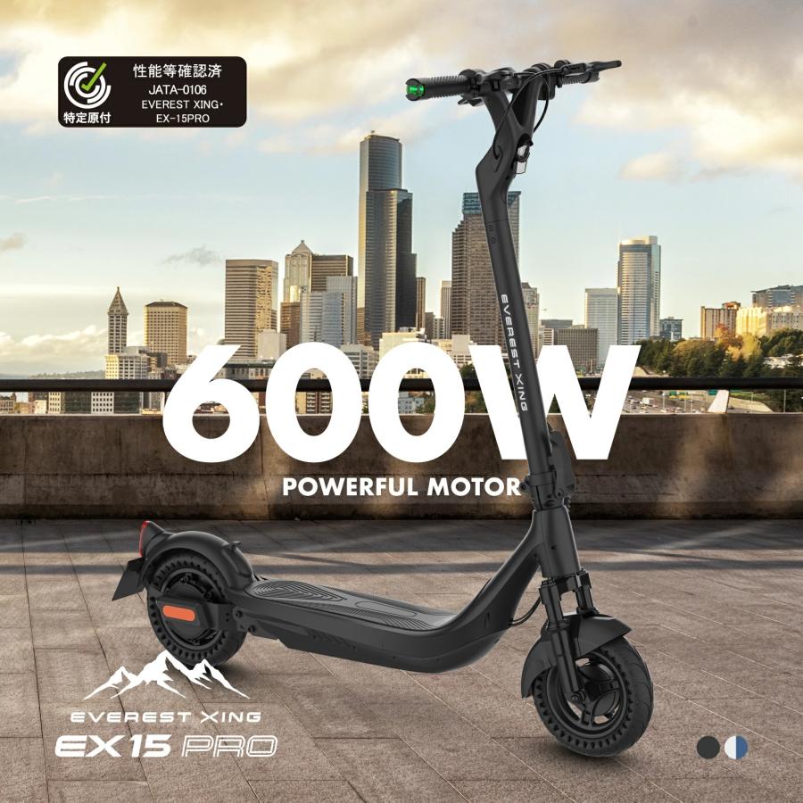 自転車 EX15pro 電動キックボード EVEREST XING EX15 PRO 特定小型原動機付自転車