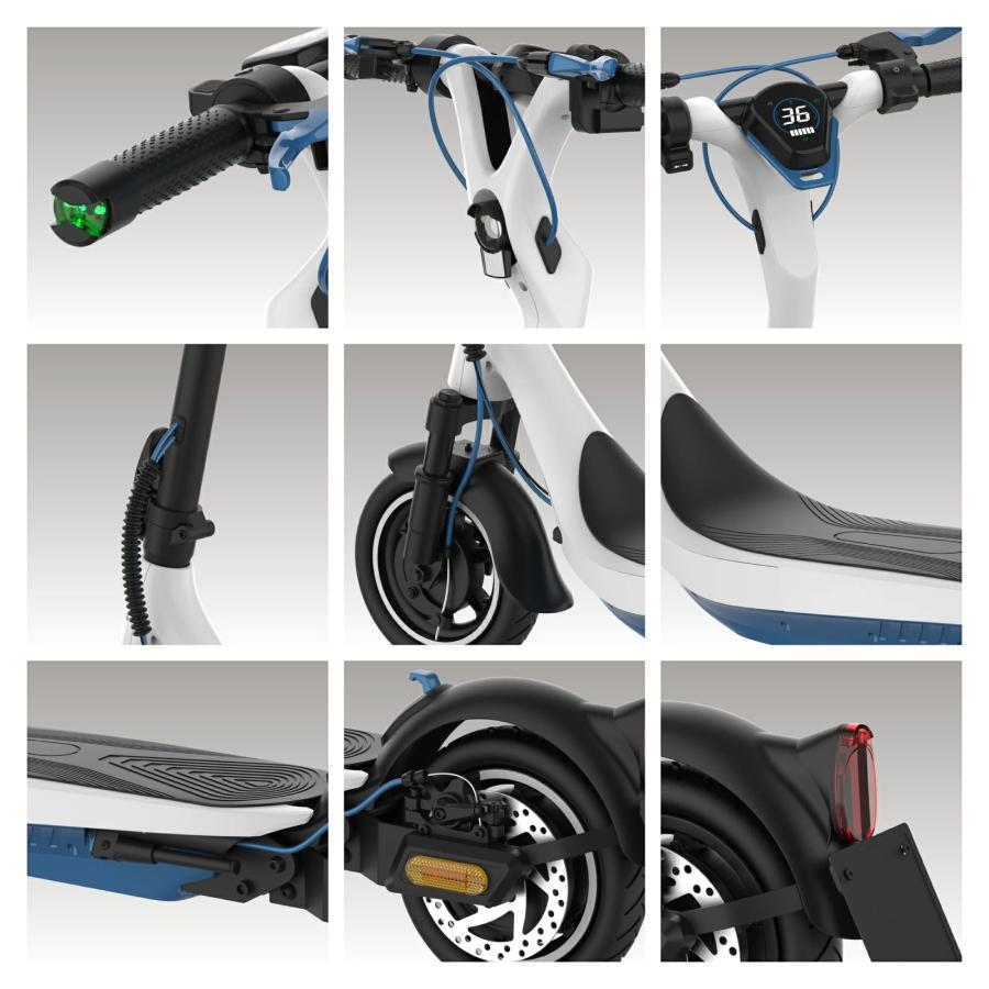 電動キックボード EVEREST XING EX15 PRO 特定小型原動機付自転車 | 免許不要 公道走行可能 LEDライト付 ノーパンクタイヤ 折り畳み 防水 軽量 通勤 通学 |  | 17