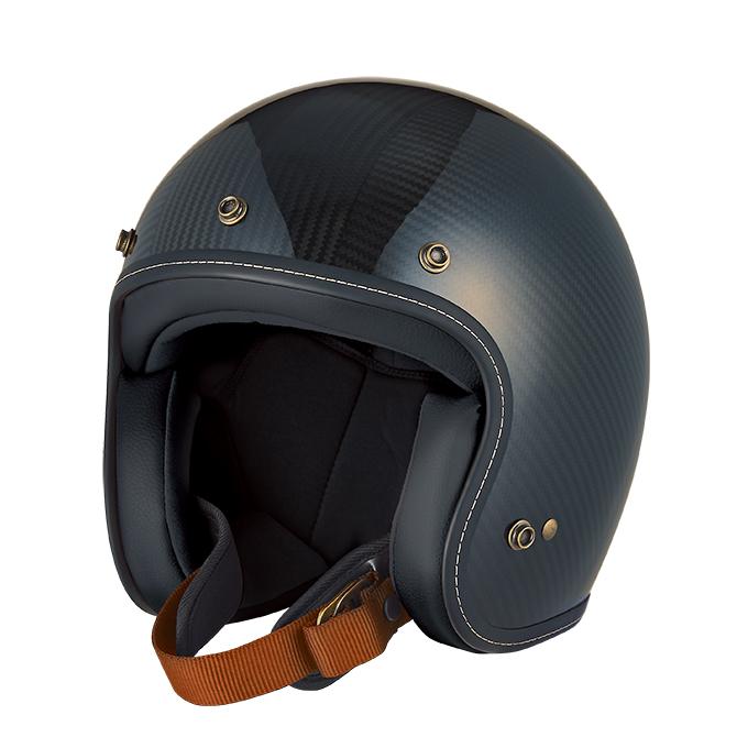 ZEALOT ジェットヘルメット FlyboyJet2 FlyboyJet2 フライボーイジェット2 CARBON HYBRID STD / BLACK