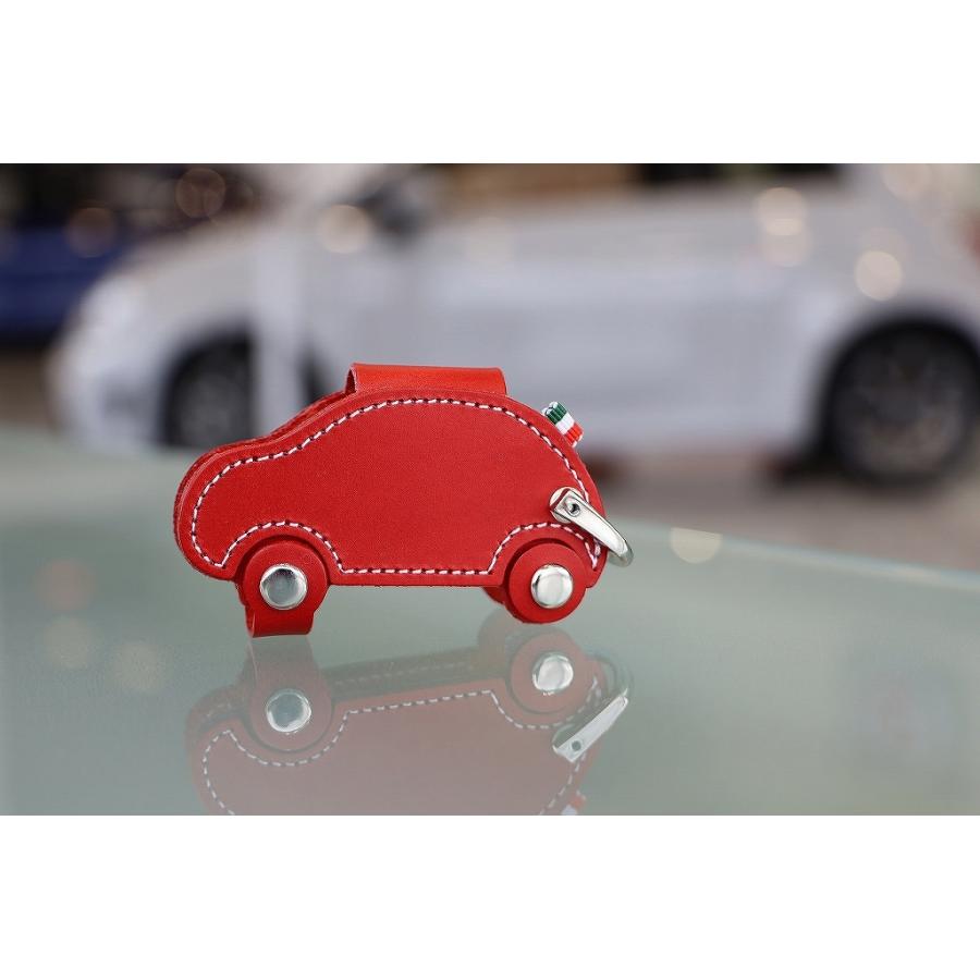 FIAT 500 ASSO 金属製キーケース ino la design アルミキーカバー Fiat500 / ABARTH500 / Fiat Panda