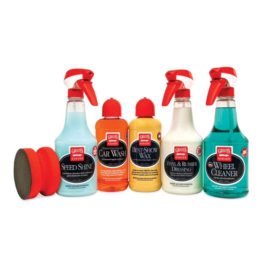 最安値 スターターカーケアキット 洗車 用品 シャンプー ホイールクリーナー ワックス 鉄粉除去 艶出し Griot S Garage グリオズ ガレージ 送料無料 Www Flkhk Com
