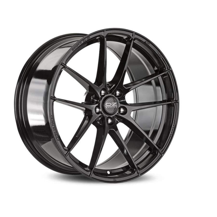 19インチ ブラック シルバー ホイール 4本セット OZ Racing