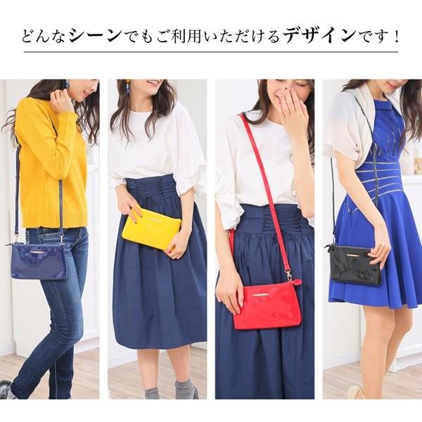 選べる5色 Gucciny&Co 使い方自由の2way エナメルウォレット