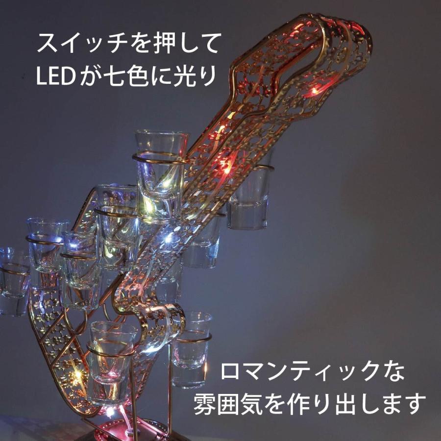 名入れ対応可能】テキーラ観覧車 テキーラグラスホルダー LED酒ボトル