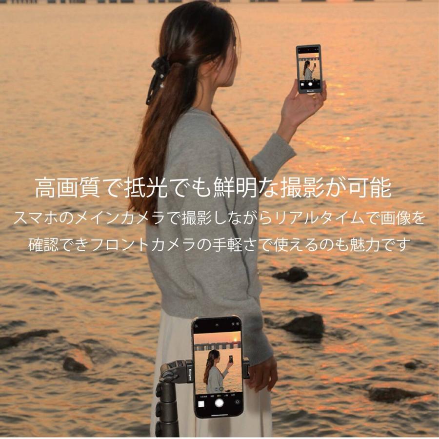 自撮りモニター】iPhone 背面カメラ 確認用ディスプレイ Bluetooth