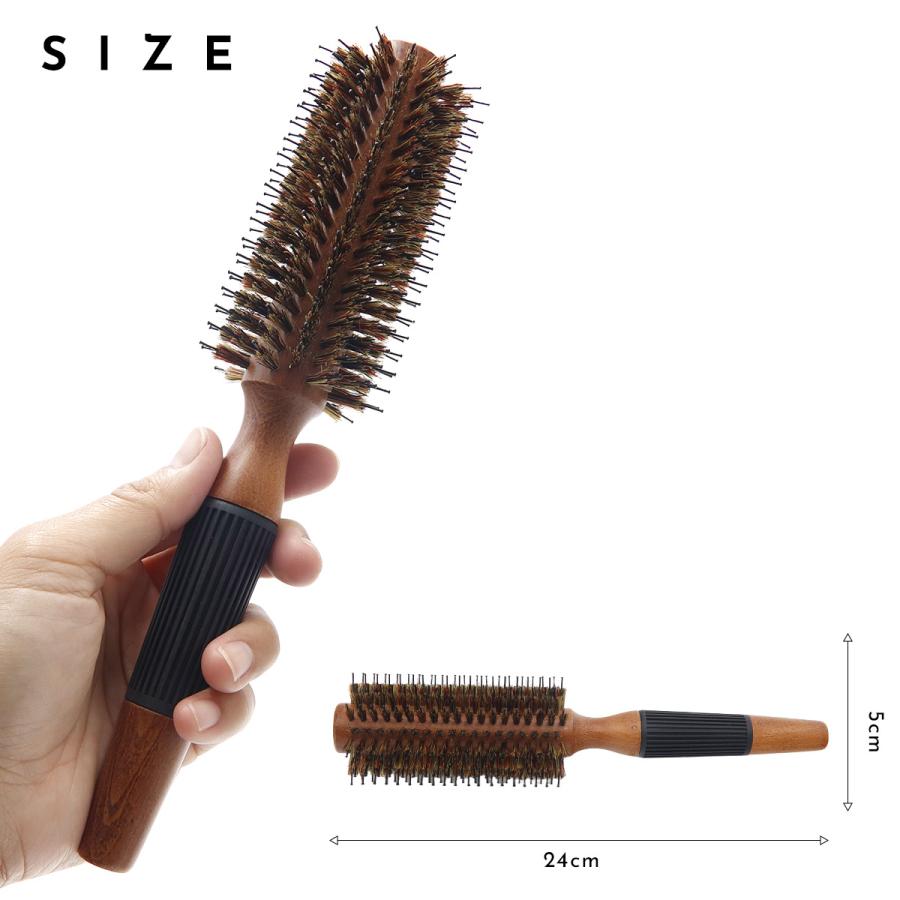 名入れ 刻印対応 パドルブラシ 豚毛 BESTOOL ヘアブラシ ロール