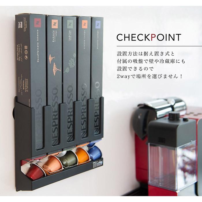 ネスプレッソ カプセルホルダー ネスプレッソカプセル用 正規品 ネスプレッソ カプセル ディスペンサー 2way ブラック 5連カプセルホルダー Etc 707 0 Bk カヴァティーナ レディース通販館 通販 Yahoo ショッピング