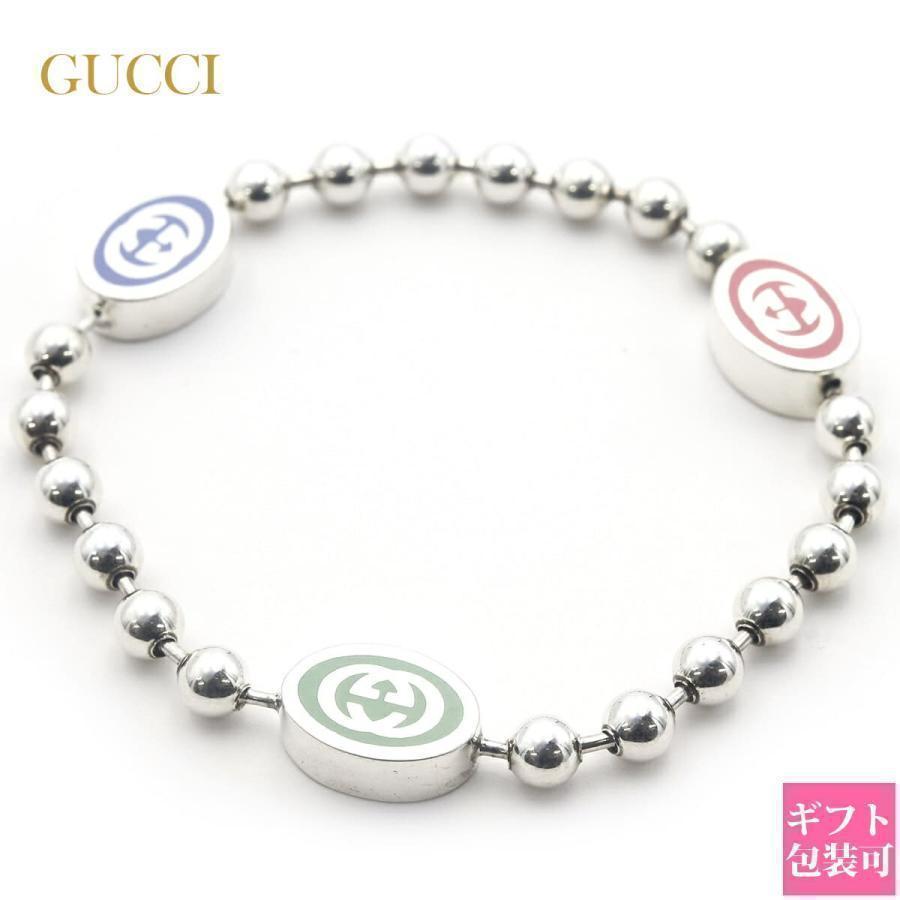 グッチ ブレスレット メンズ レディース GUCCI インターロッキングG