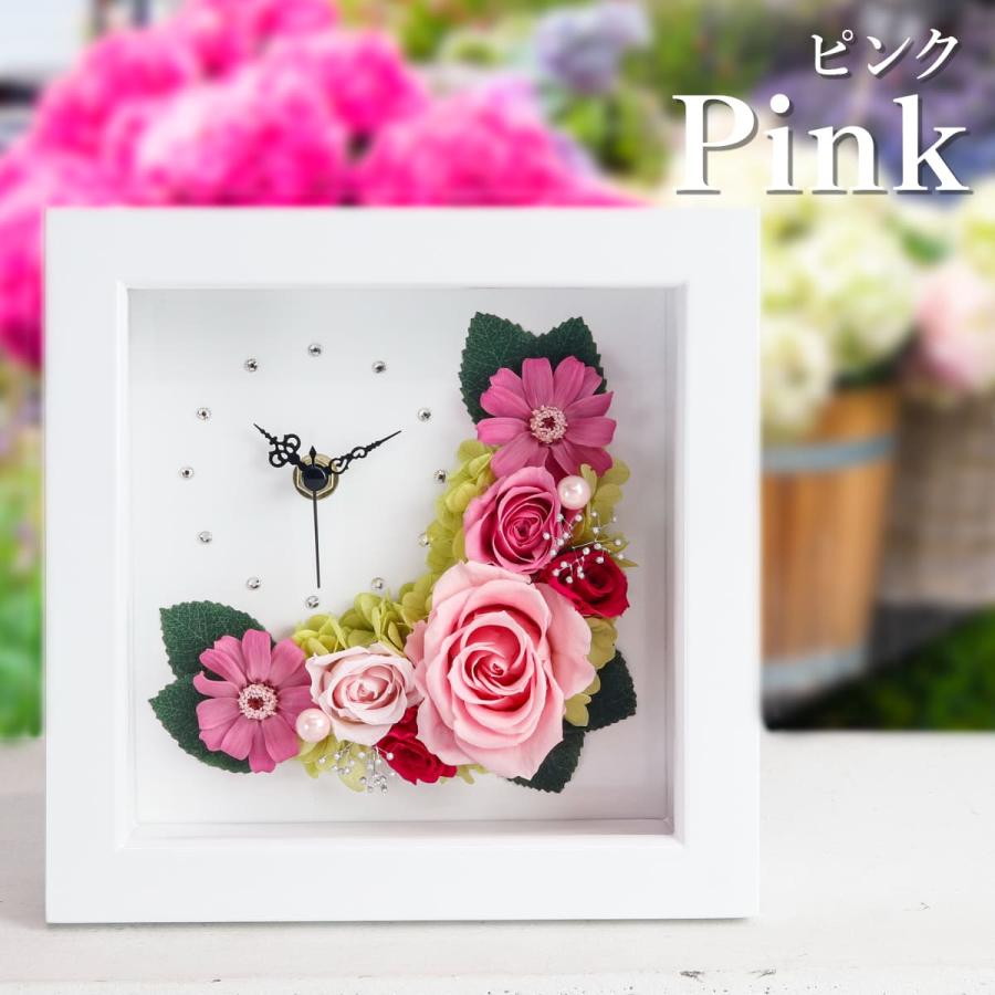 プリザーブドフラワー 花 時計 アレンジ フラワーアレンジメント 誕生