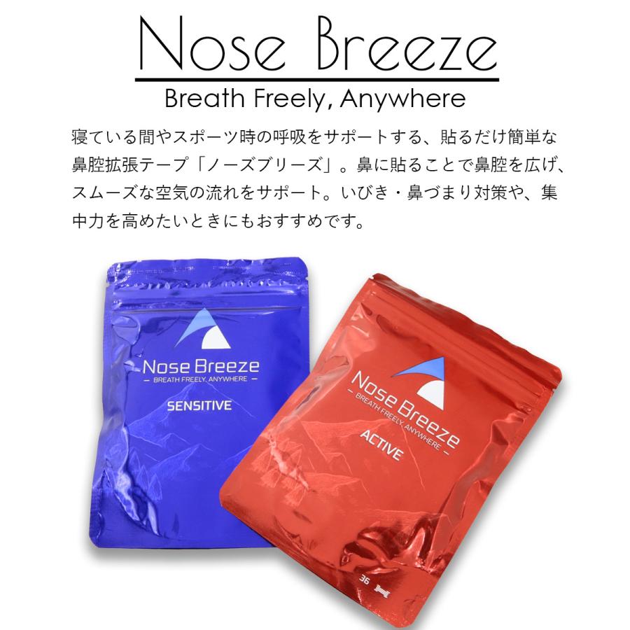Nose Breeze SENSITIVE ACTIVE ノースブリーズ ブリーズテープ 快眠