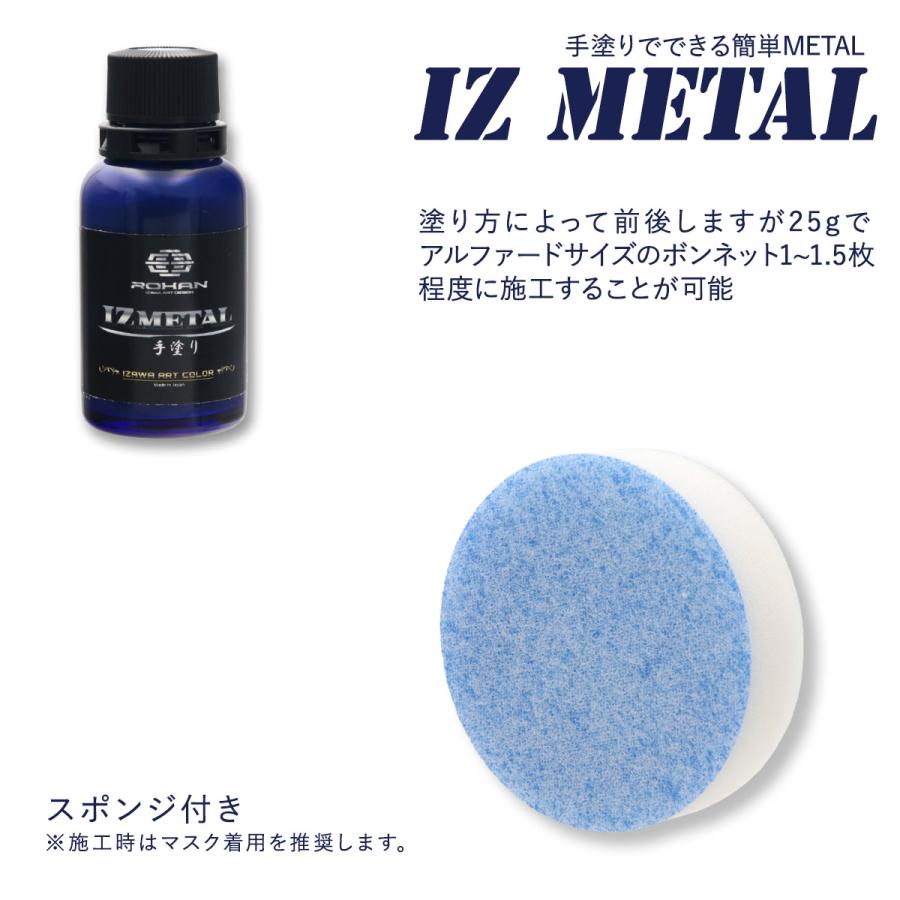 IZ METAL アイズメタル 手塗りタイプ 25g ROHAN オリジナル塗料 メタル