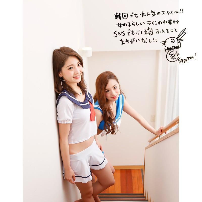 期間限定30％OFFクーポン】過激水着 セーラー服 セーラー水着 かわいい