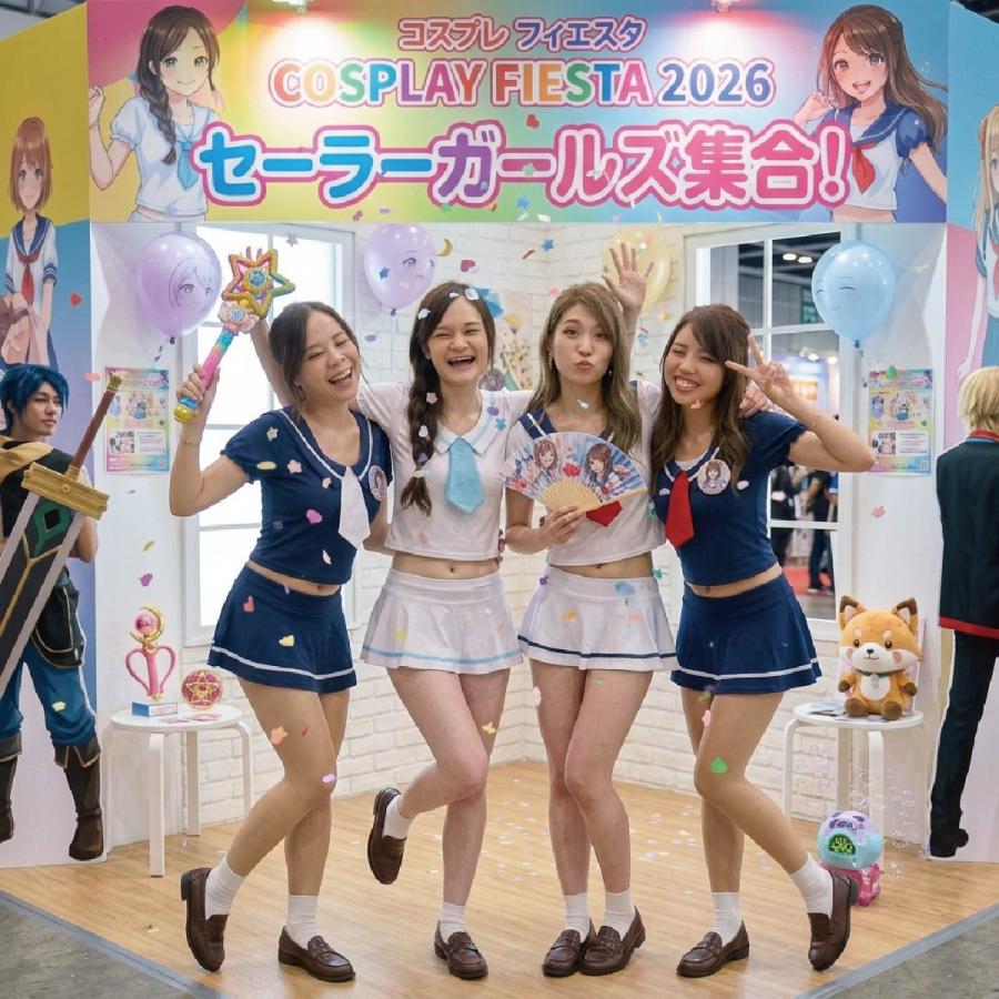 水着素材 コスプレ セーラー服 レディース PixyParty マリンセーラー 3