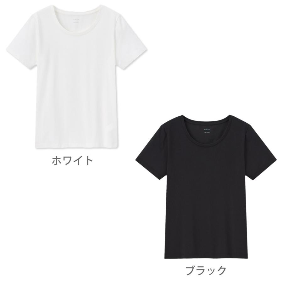 ユニクロ エアリズム レディース クルーネックt 半袖 Tシャツ インナー アンダーウェア 薄手 ドライ クール 冷感 肌着 Uni 035 カヴァティーナ レディース通販館 通販 Yahoo ショッピング