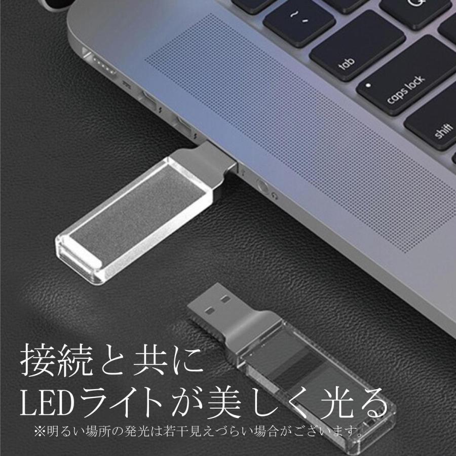 名入れ 64GB USBメモリ ホワイト ブルー オレンジ レッド グリーン