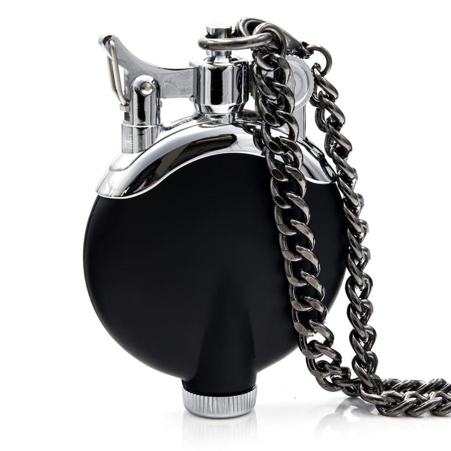 VIVIENNE WESTWOOD ブラックマット 3面オーブ彫 オイルライター Vivienne Westwood ヴィヴィアンウエストウッド チェーンライター